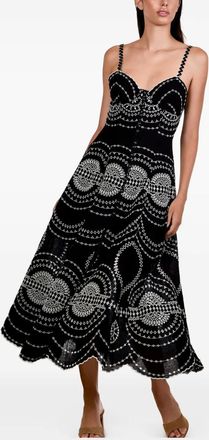 Charo Ruiz Ibiza Abito midi Catta - Nero