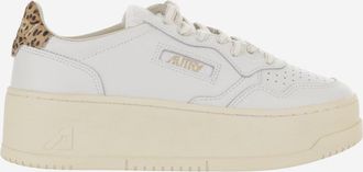 Autry White Lace Up Sneakers