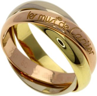 Cartier Yellow Gold (18K) Pink Gold (18K) White Gold (18K) Band Ring (Pre-Owned)