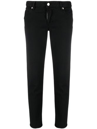 Dsquared2 Jeans skinny a vita bassa - Nero