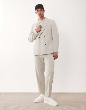 Asos Pantaloni da abito affusolati vestibilit&agrave; comoda verde salvia