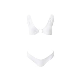 Melissa Odabash Phoenix Bikini - Dames - Badkleding - Wit - Maat: XS Zijde