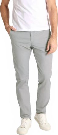 Mac Jeans Lennox Slim Chino Pant In Silver Printed