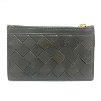 Bottega Veneta Tweedehands leren portemonnees - Dames - Vintage Accessoires - Groen - ONE Size - Leer - Vintage