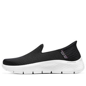 Skechers (WMNS) Skechers GO WALK Flex Relish - Black White 124963-BKW