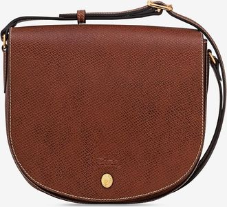 Longchamp Schultertasche aus genarbtem Leder Epure