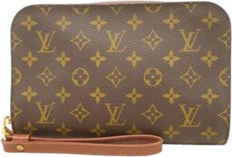 Louis Vuitton Pre-owned Clutches, male, Brown, Size: ONE SIZE Pre-owned Clutch bag