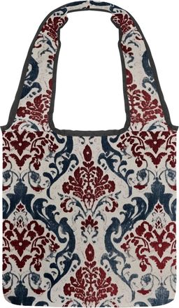 Generic 871249_2 Reversible Canvas Shoulder Tote - Double-Sided Print, 12oz Cotton, 27cm Drop, Fold-Flat Bag for Travel, Shopping, Street Outings