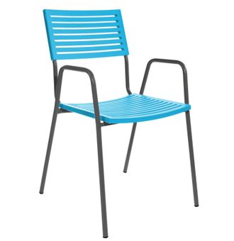 Schubiger M&ouml;bel Gartenstuhl Bodensee Lamello mit Armlehne