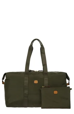 Bric's Brics X-Bag 22-Inch Folding Duffle Bag in Olive at Nordstrom