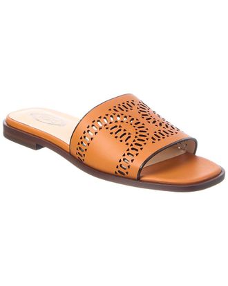 Tod's Tods Logo Leather Sandal