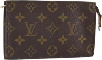 Louis Vuitton Pre-owned Clutches, female, Brown, Size: ONE SIZE Pre-owned Canvas Clutch