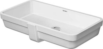 Duravit Duravit - Lavabo Empotrado Vero Air 60x31cm, Con Rebosadero, Sin Banco Para