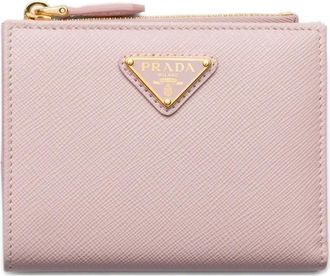 Prada Portafoglio piccolo in pelle Saffiano - Rosa