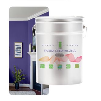 OEM Pintura Cer&aacute;mica Para Paredes Lavable, Color Lavanda, 10 L, Resistente A Las Manchas