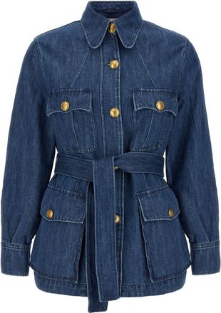 Valentino Blue Denim Jacket