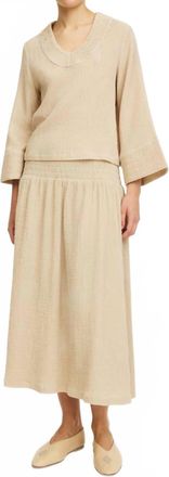 By Malene Birger Sol Midi Skirt In Tehina