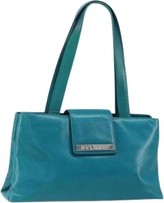 Bulgari Pre-owned Handbags, female, Green, Size: ONE SIZE Pre-owned Vintage Handbag