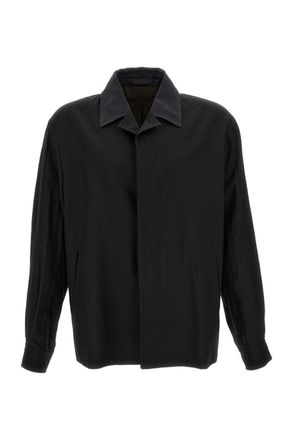 Our Legacy Techflax Relaxed Fit Pack Blazer With Contrast Collar