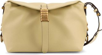 Pinko Leather Shoulder Bag With Metal Logo Detail