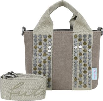 Fritzi Aus Preu&szlig;en Fritzi Bini Limited Rivet Crossbody Shoulder Bag Small Vegan Faux Leather with Rivets Womens Shoulder Bag Handbag City Festival Adjustable Webbing Str