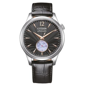 Citizen Mens Black Watch NH9131-14E Leather (archived) - One Size