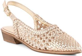Seychelles Roxanne Slingback Flat in Gold at Nordstrom, Size 6.5