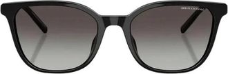 A|X Armani Exchange Ax 4168Su Zonnebril - Dames - Zonnebrillen - Zwart - 54 MM - Nylon - Accessoires
