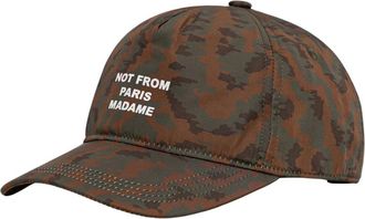Dr&ocirc;le de Monsieur Gorra Slogan Moire - Accessories - Hombre - Verde - ONE SIZE