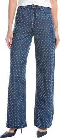 Rag & Bone Lori Mid-Rise Augusta Tweed Wide Leg Jean