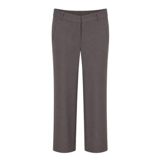 2-Biz Straight Broeken - Dames - Straight fit broeken - Bruin - L - Broeken