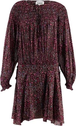 Isabel Marant Dames, Jurken, Veelkleurig, Maat: 2XS Viscose