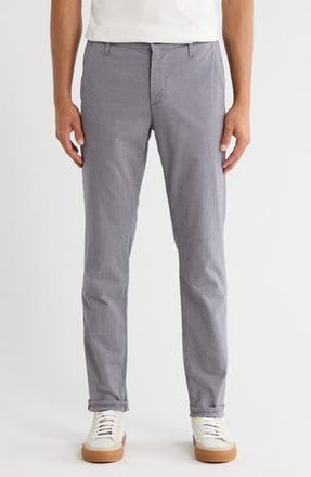 AG - Adriano Goldschmied Jamison Grid Print Slim Fit Pants in Florence Fog at Nordstrom Rack, Size 29