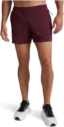 Beyond Yoga Short Run 5 Lined Shorts Mens Shorts Deep Maroon : 2XL, Elastane/Polyester