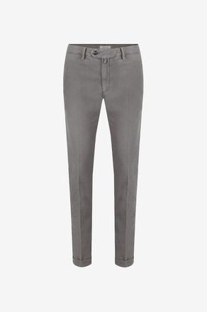Bsettecento Slim-Fit-Chinohose aus Baumwolle und Kaschmir