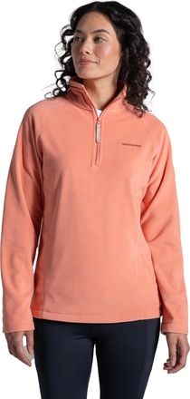 Craghoppers Dames/Dames Nation Trust Miska Half Zip Fleece Top (Gekruide abrikoos)