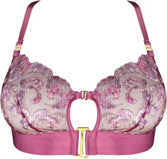 Bordelle Reggiseno Siren a fiori - Rosa