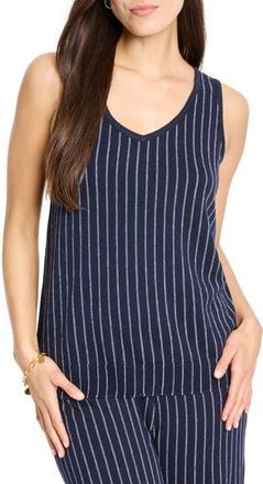 Nic+Zoe Destination Stripe Sweater Tank in Indigo Multi at Nordstrom Rack, Size X-Small