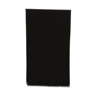 Emporio Armani Scarves, male, Black, Size: ONE SIZE Fringed Scarf