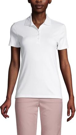 Lands End Supima Cotton Polo Shirt in White at Nordstrom, Size X-Small P