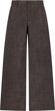 Our Legacy Chino a quadri - Marrone