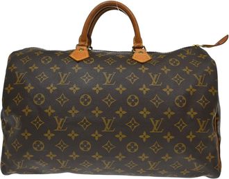 Louis Vuitton Speedy Monogram Canvas Brown Canvas Handbag (Pre-Owned)