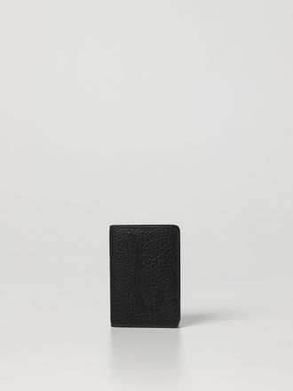 Maison Margiela Portacarte di credito in pelle martellata