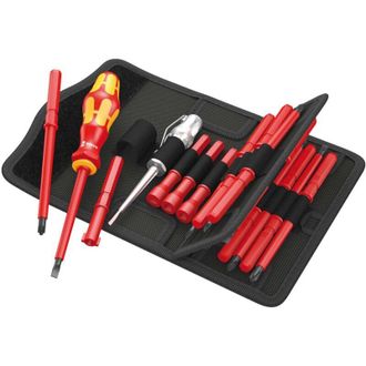 Wera Set Cacciavite Wera Manico + 14 Lame Isolate + Tester Compatto Kraftform