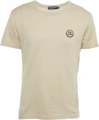 Dolce & Gabbana T-shirt con logo - Toni neutri