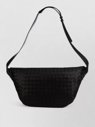 Bottega Veneta belt bag woven design adjustable strap