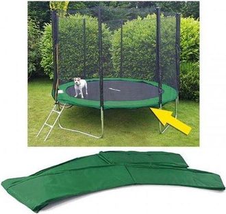 No Brand Protector De Borde Para Cama El&aacute;stica - 305 Cm De Di&aacute;metro - Verde