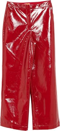 Kitri Vinyl trousers - RED