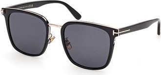 Tom Ford Smoke Square Mens Sunglasses FT1383-K 01A 57