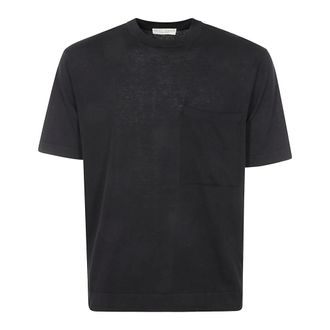 FILIPPO DE LAURENTIIS T-Shirts, male, Black, Size: 2XL Short Sleeve Pocket T-Shirt Cotton